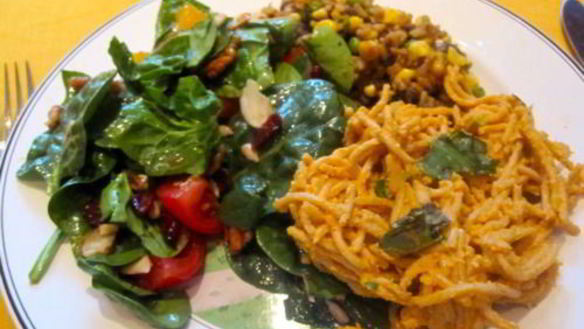 Рецепт Паста с кремовым ореховым соусом