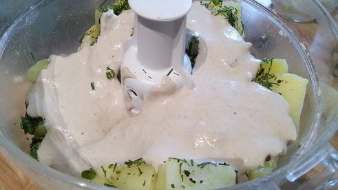 помидоры, фаршированные картофельно-тунцовым кремом