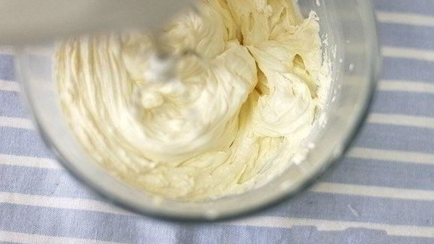 Рецепт простой творожный густой крем