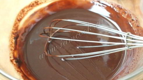 шоколадный крем для торта