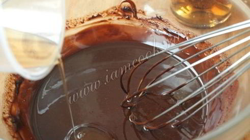 шоколадный крем для торта