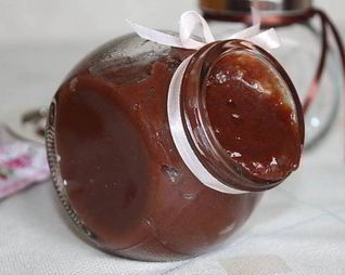 Шоколадный крем с бананом