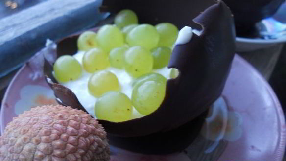 Рецепт Шоколадные креманки с начинкой