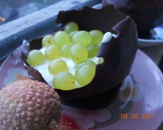 Шоколадные креманки с начинкой