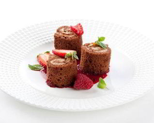 Шоколадные рулетики с кремом из шоколадной рикотты Unagrande