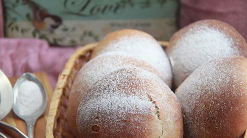 шведские колобки из спельты с шоколадным кремом