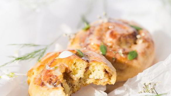 Рецепт Синнабоны с заварным фундучным кремом