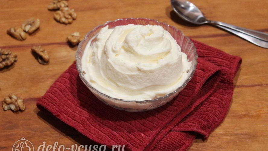 Рецепт сметанный крем