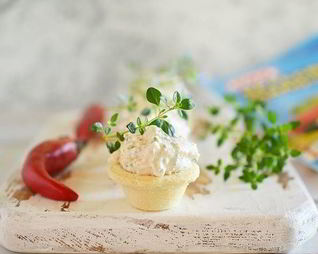 Творожно-крабовый крем