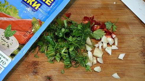 творожно-крабовый крем