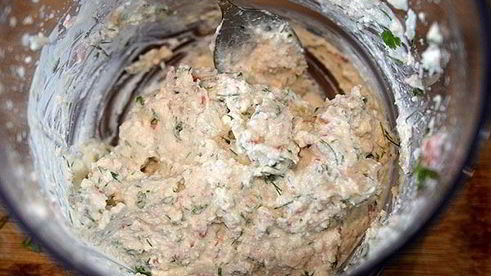 творожно-крабовый крем