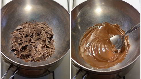 взбитый шоколадный крем-ганаш