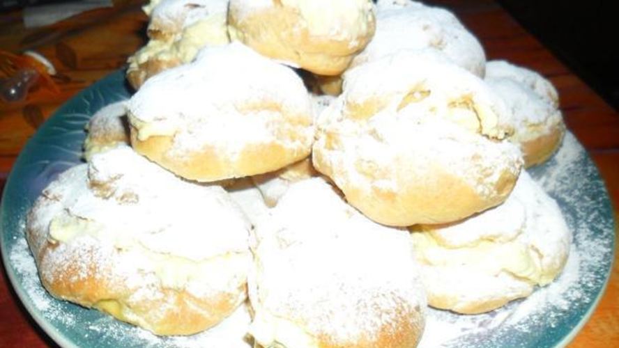 Рецепт заварные булочки с кремом