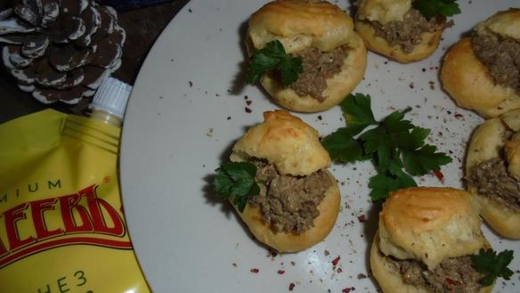 Рецепт Заварные булочки с печеноным кремом