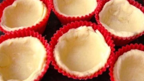 заварные корзиночки с творожным кремом