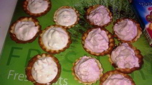 заварные корзиночки с творожным кремом