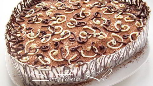 лимонно-шоколадный десерт без выпечки