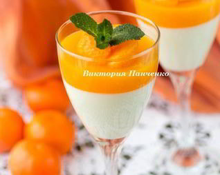 Мандариновая панна-котта