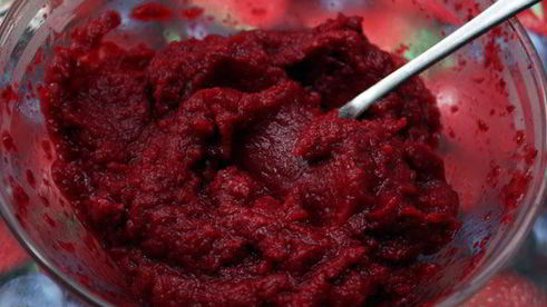 миндально-ягодный десерт