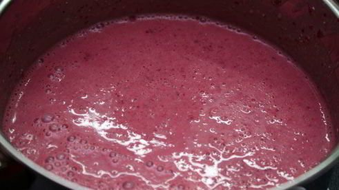 миндально-ягодный десерт