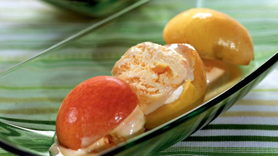 Рецепт абрикосовый пломбир