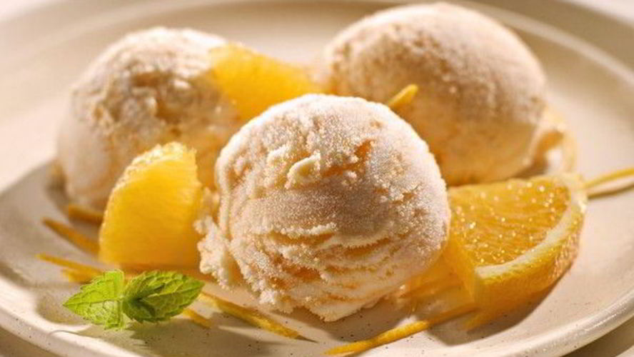 Рецепт апельсиновое мороженое