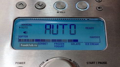 черничное мороженое