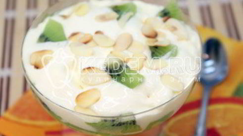 десерт из мороженого киви