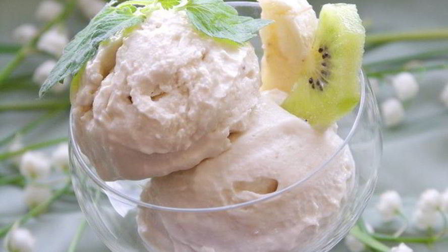 Рецепт детского бананового мороженого