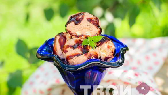 Рецепт Домашнее мороженое без мороженицы