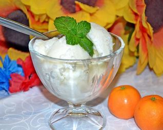 Домашнее мороженое Крем брюле