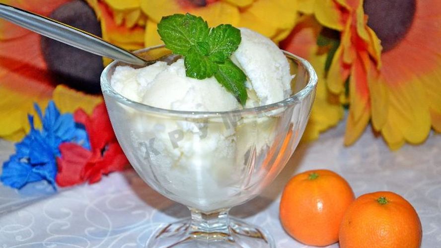 Рецепт домашнее мороженое крем брюле