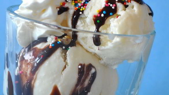 Рецепт Домашнее ванильное мороженое