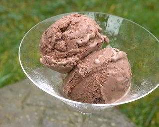 Хрустящее шоколадное мороженое