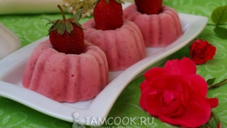 Рецепт клубничное мороженое