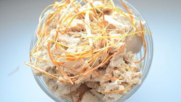 Рецепт Кофейное мороженое с карамелью