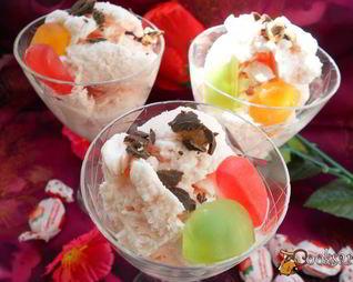 Мороженое из конфет