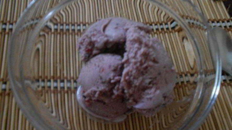 Рецепт мороженое с ежевикой