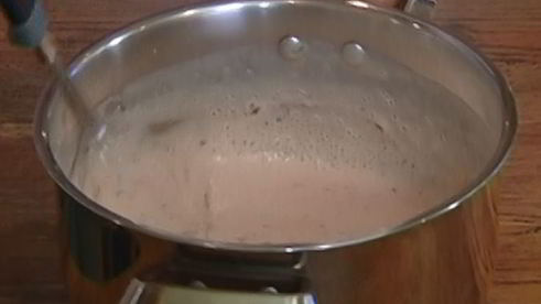 мороженое с лепестками роз