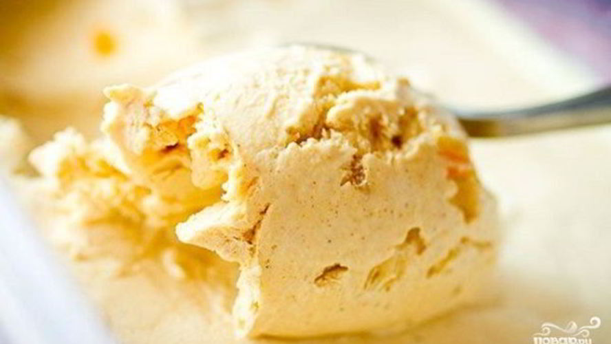 Рецепт мороженое с орехами