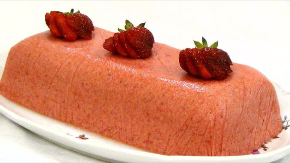 Рецепт Мороженое Семифредо с клубникой