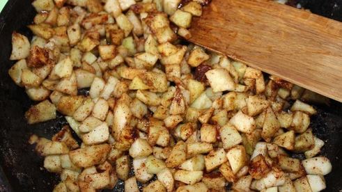 мороженое со вкусом яблочного штруделя