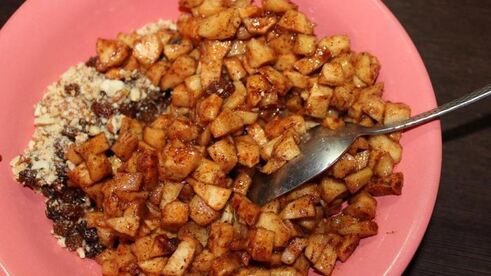 мороженое со вкусом яблочного штруделя