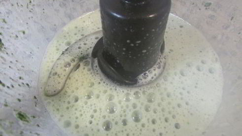 мятное мороженое с кусочками шоколада