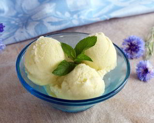 Мятное мороженое