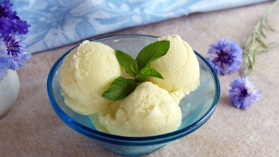 Рецепт мятное мороженое