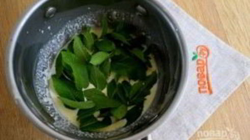 мятное мороженое