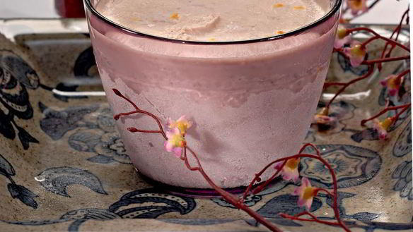 Рецепт Рисовое мороженое с ягодным соусом