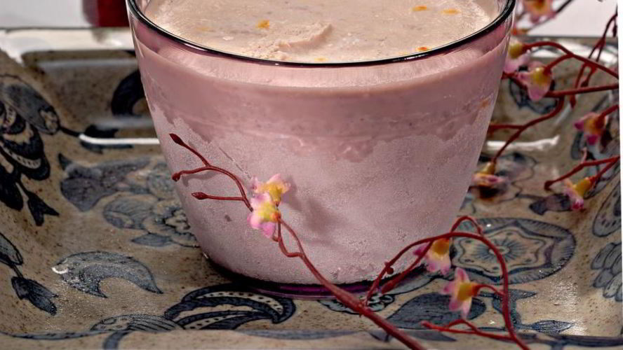 Рецепт рисовое мороженое с ягодным соусом