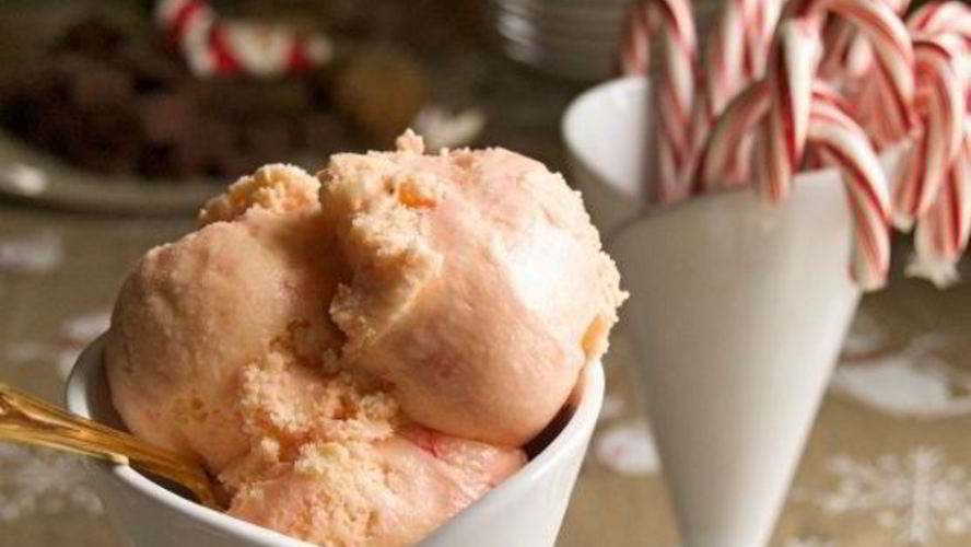 Рецепт рождественское мороженое с перечной мятой